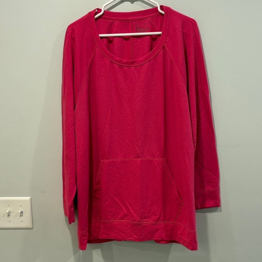 Livi Active Women's Vibrant Pink Sweatshirt